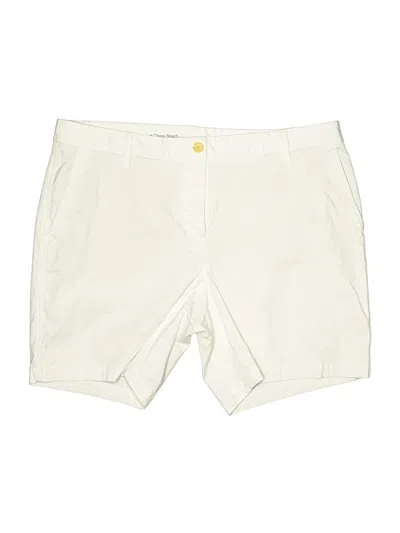 Pre-owned Talbots Khaki Shorts In White