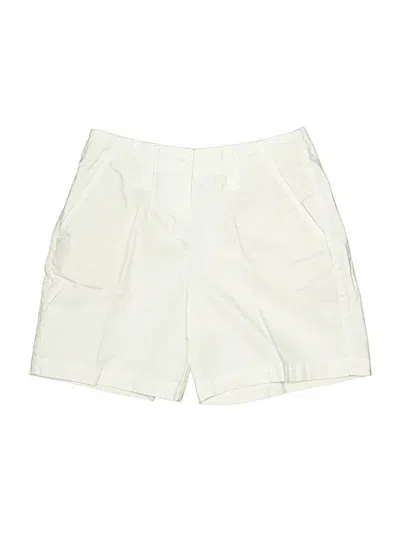 Pre-owned Talbots Khaki Shorts In White
