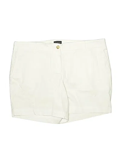 Pre-owned Talbots Khaki Shorts In White