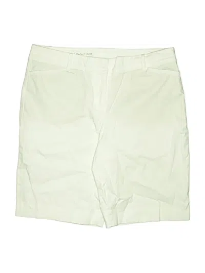 Pre-owned Talbots Khaki Shorts In White