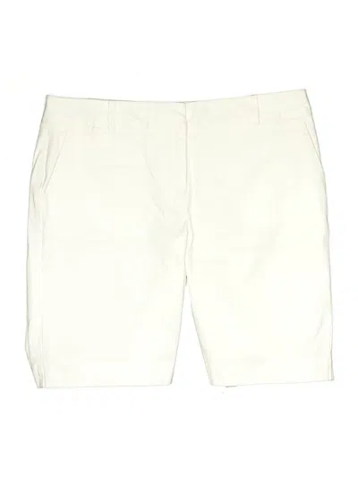 Pre-owned Talbots Khaki Shorts In White