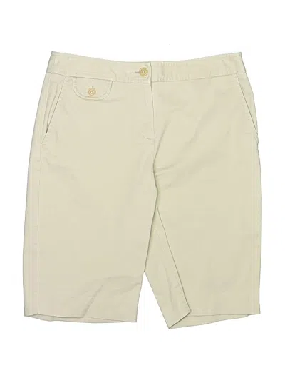 Pre-owned Talbots Khaki Shorts In White
