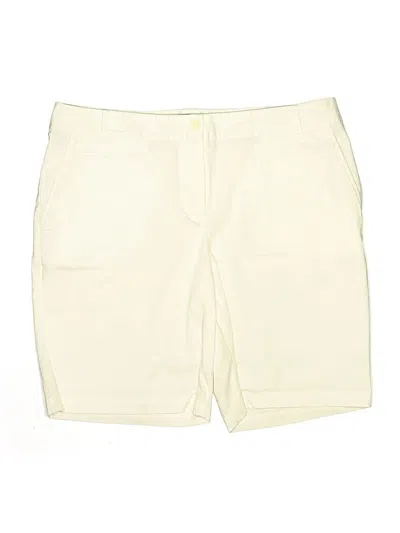 Pre-owned Talbots Khaki Shorts In White