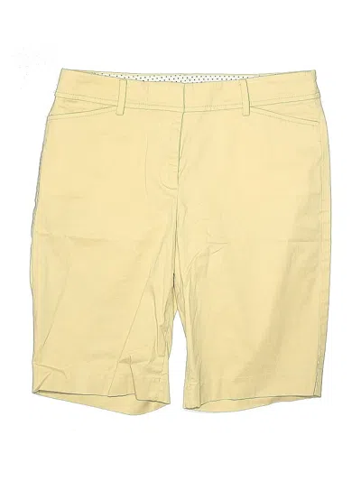 Pre-owned Talbots Khaki Shorts In Yellow