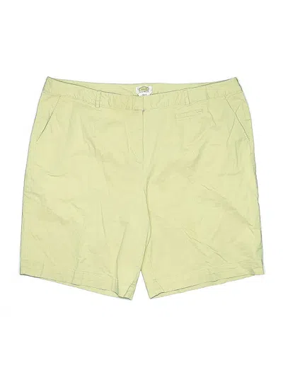 Pre-owned Talbots Khaki Shorts In Yellow