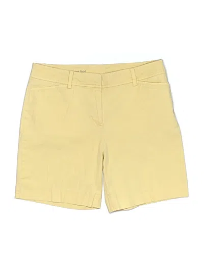 Pre-owned Talbots Khaki Shorts In Yellow