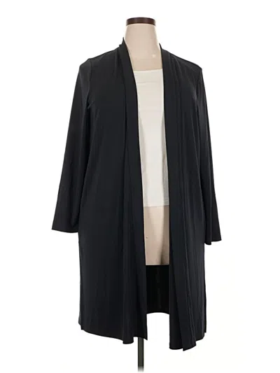 Pre-owned Talbots Kimono In Black