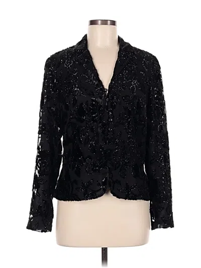 Pre-owned Talbots Kimono In Black