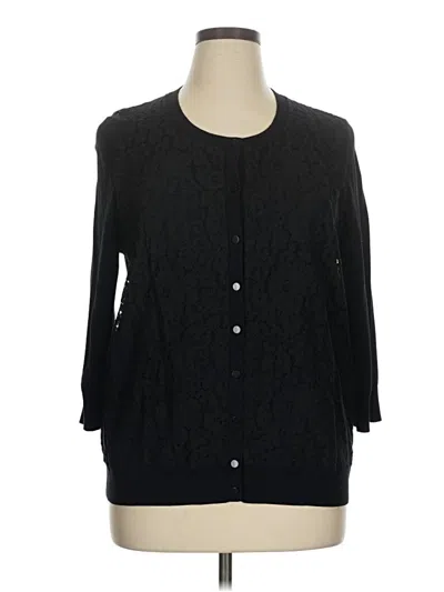 Pre-owned Talbots Kimono In Black