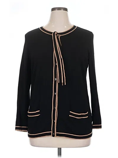 Pre-owned Talbots Kimono In Black