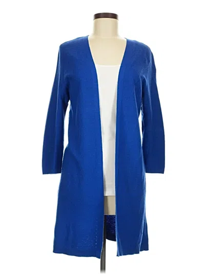 Pre-owned Talbots Kimono In Blue