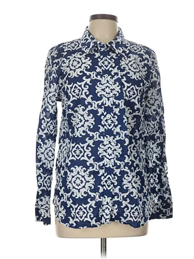 Pre-owned Talbots Kimono In Blue