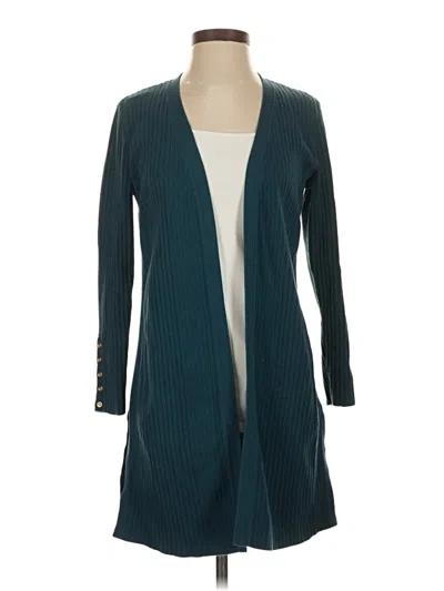 Pre-owned Talbots Kimono In Blue