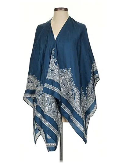 Pre-owned Talbots Kimono In Blue