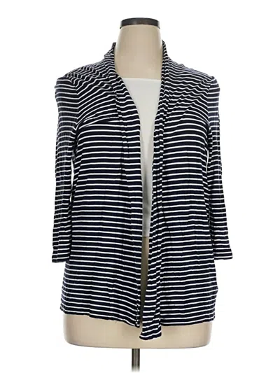 Pre-owned Talbots Kimono In Blue
