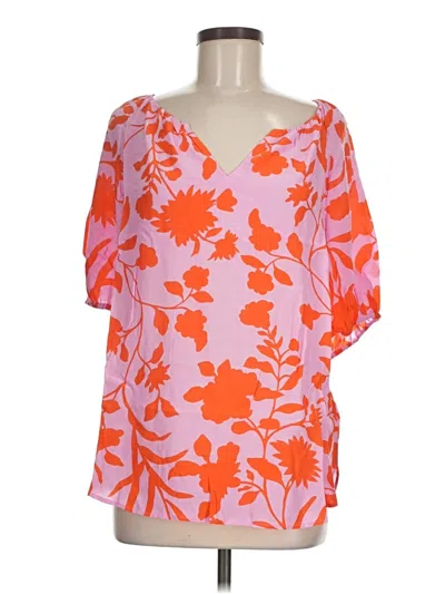 Pre-owned Talbots Kimono In Orange
