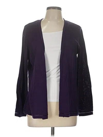 Pre-owned Talbots Kimono In Purple