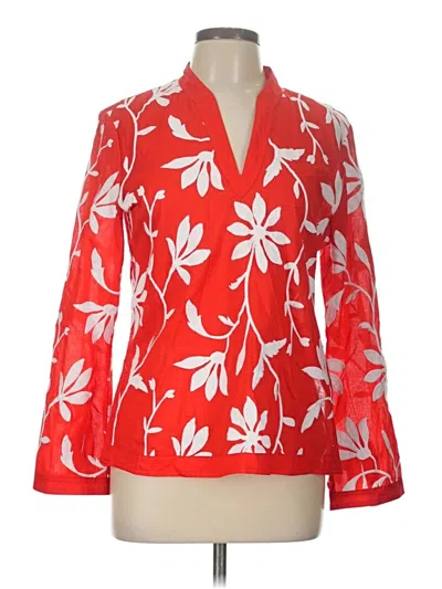 Pre-owned Talbots Kimono In Red