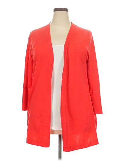 Pre-owned Talbots Kimono In Red