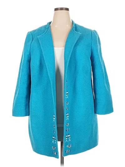 Pre-owned Talbots Kimono In Teal