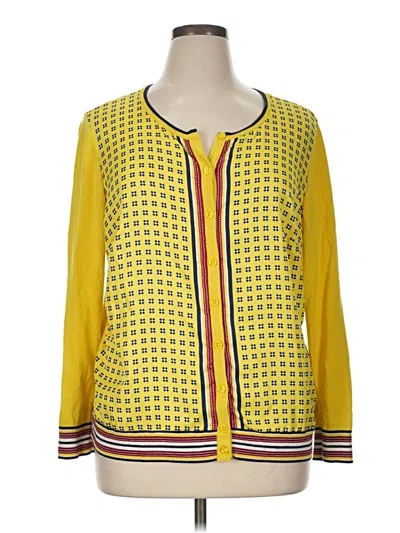 Pre-owned Talbots Kimono In Yellow