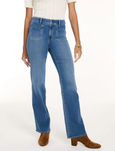 Talbots Knit Denim Bootcut Jeans - Jules Wash - 2