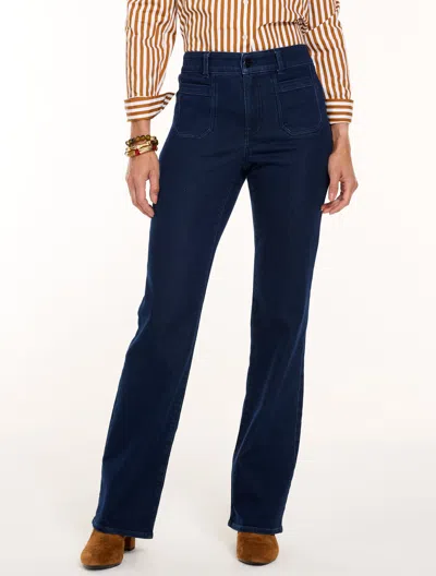 Talbots Knit Denim Bootcut Jeans - Rockland Wash - 2