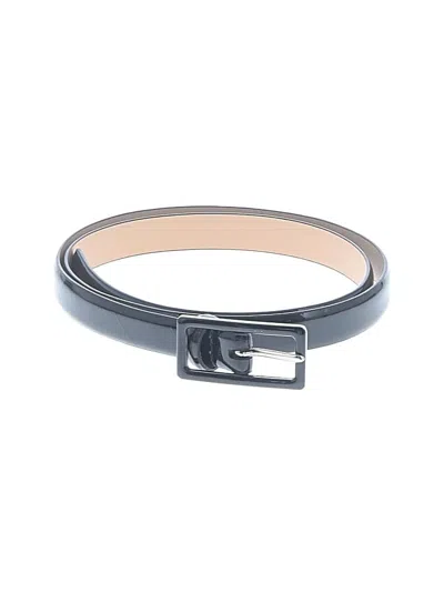 Pre-owned Talbots Leather Belt In Black