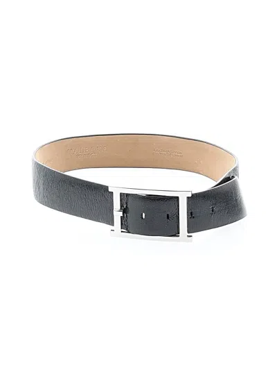 Pre-owned Talbots Leather Belt In Black