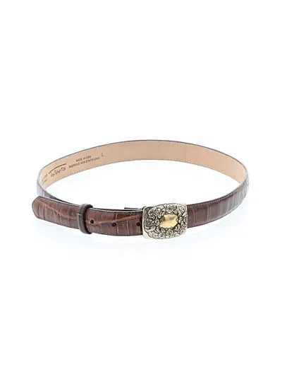 Talbots Leather Belt In Brown