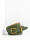 Talbots Leather Belt - Deep Forest - Small  In Deep Forest