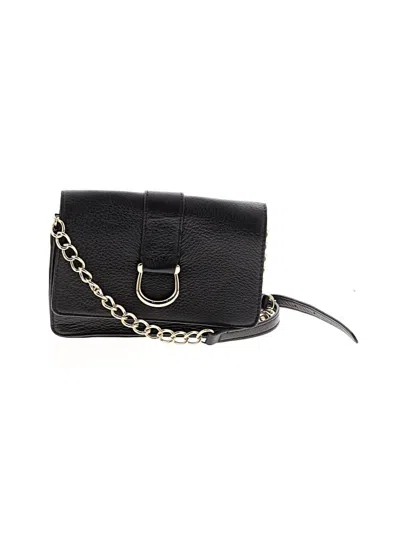 Pre-owned Talbots Leather Crossbody Bag In Black