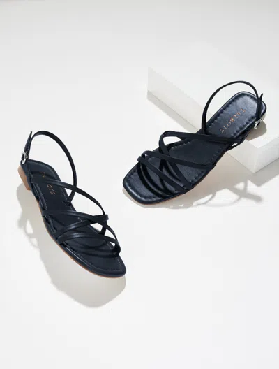 Talbots Liana Strappy Nappa Flats - Blue - 10m