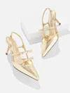 Talbots Libby Slingback Nappa Pumps - Metallic - Gold - 10 1/2 M  In Gold