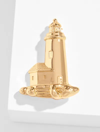Talbots Lighthouse Brooch - Gold - 001