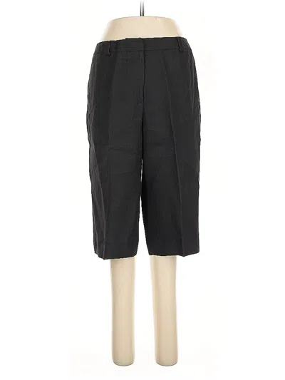 Pre-owned Talbots Linen Pants In Black