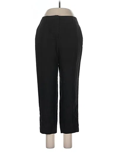 Pre-owned Talbots Linen Pants In Black