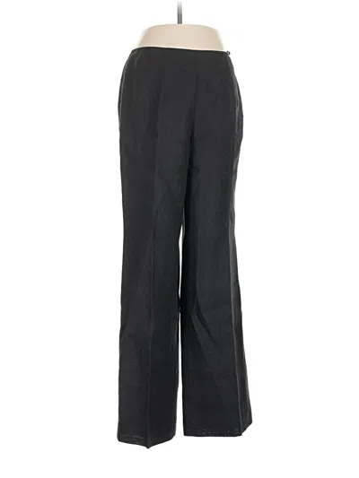Pre-owned Talbots Linen Pants In Black