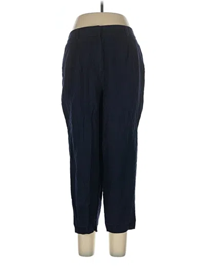 Pre-owned Talbots Linen Pants In Blue