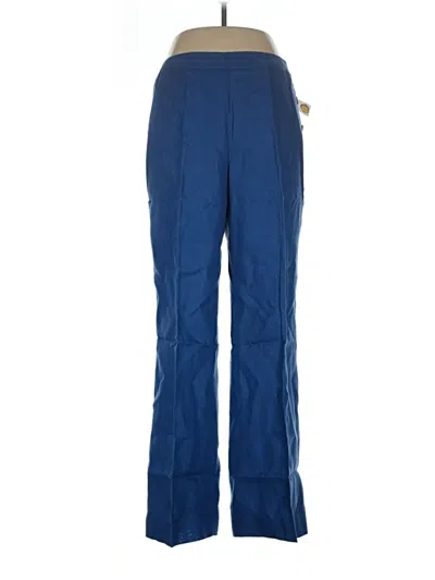 Talbots Linen Pants In Blue