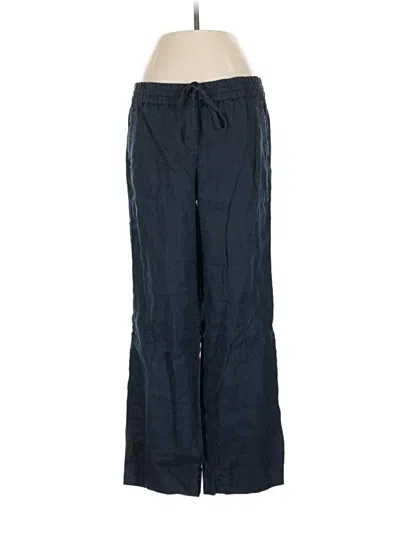 Pre-owned Talbots Linen Pants In Blue