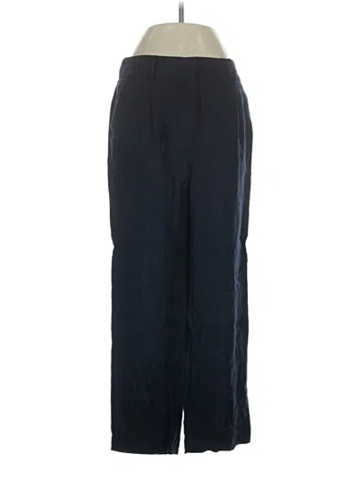 Pre-owned Talbots Linen Pants In Blue