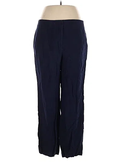 Pre-owned Talbots Linen Pants In Blue