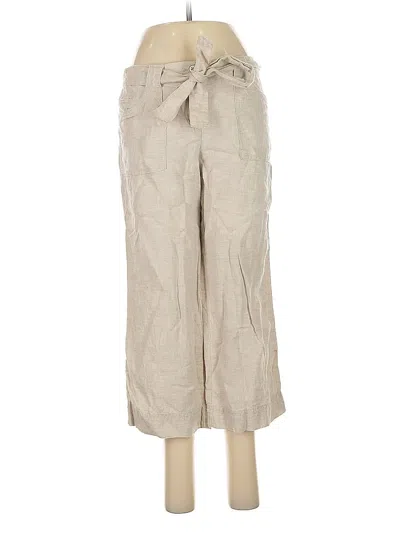 Pre-owned Talbots Linen Pants In Brown