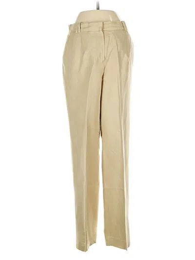 Pre-owned Talbots Linen Pants In Brown