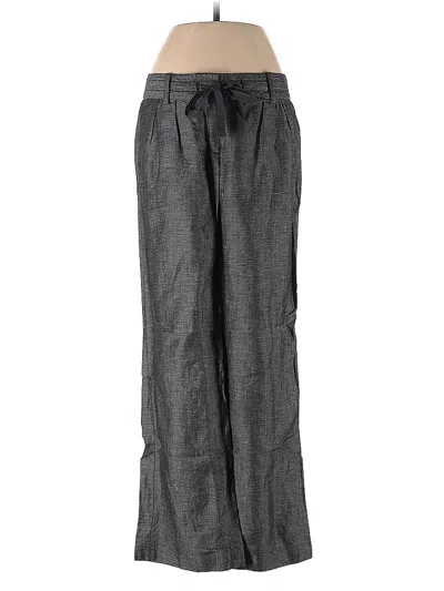 Pre-owned Talbots Linen Pants In Gray