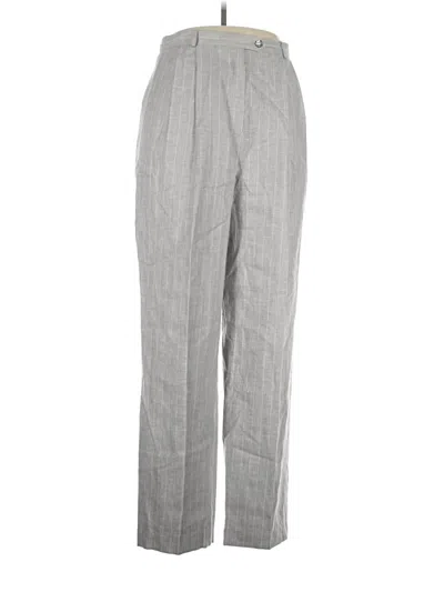 Talbots Linen Pants In Gray
