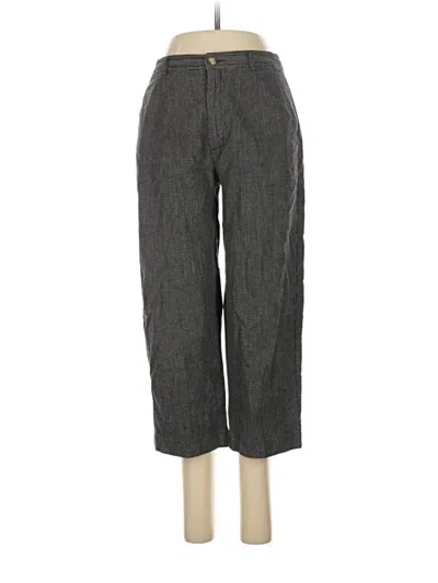 Pre-owned Talbots Linen Pants In Gray