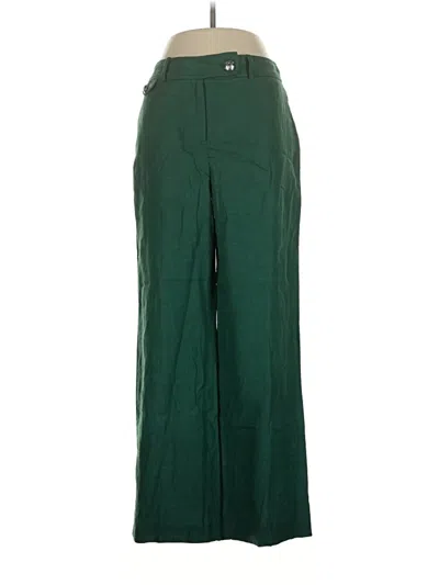 Pre-owned Talbots Linen Pants In Green