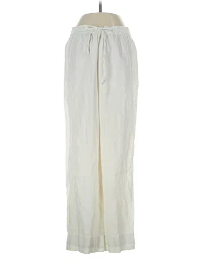 Pre-owned Talbots Linen Pants In Ivory